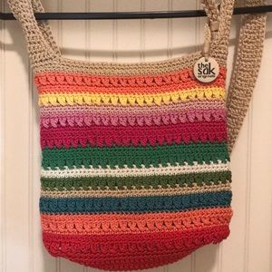The Sak  Cross Body Crochet Bag
